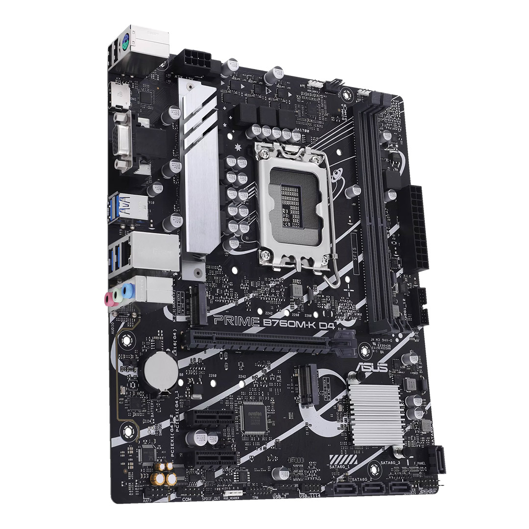 مادربرد ایسوس PRIME B760M-K D4 تصویر دوم