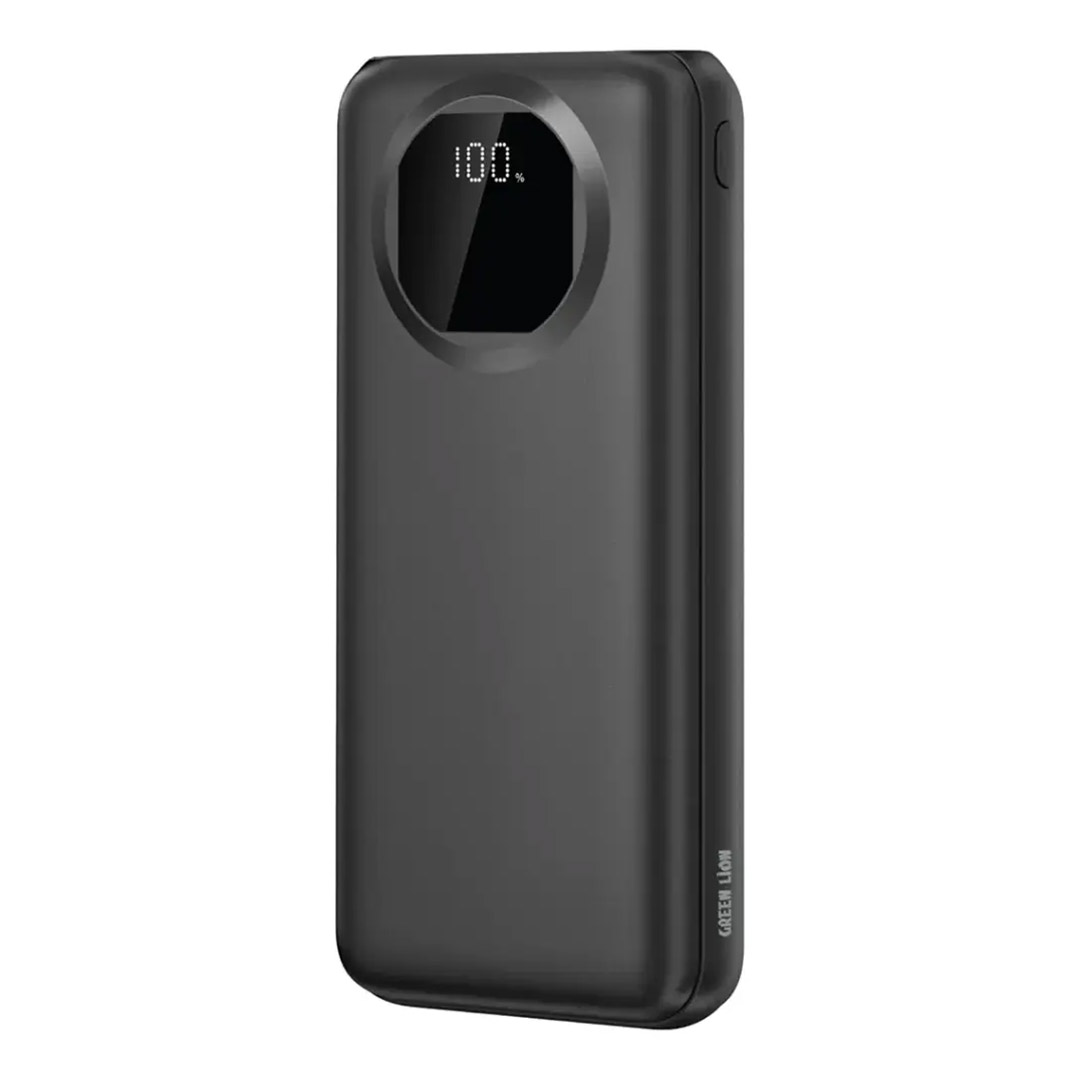 پاوربانک گرین لاین Nairo ظرفیت 20000 میلی‌ آمپر ساعت با توان ۲۰ وات