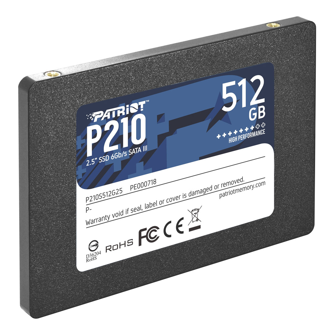 اس اس دی اینترنال پاتریوت P210 SATA III 2.5 Inch ظرفیت ۵۱۲ گیگابایت تصویر دوم