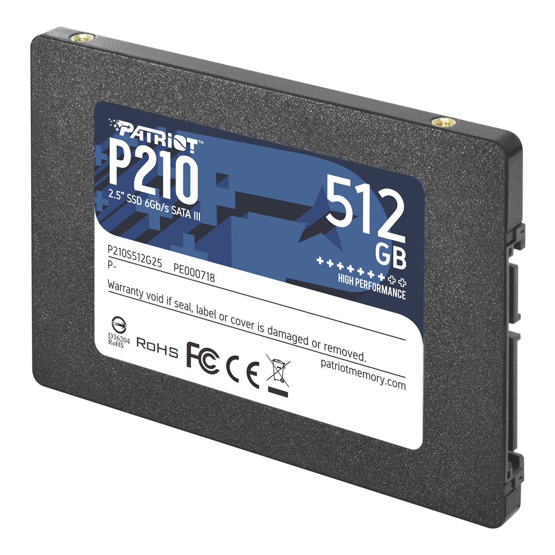 اس اس دی اینترنال پاتریوت P210 SATA III 2.5 Inch ظرفیت ۵۱۲ گیگابایت تصویر اول