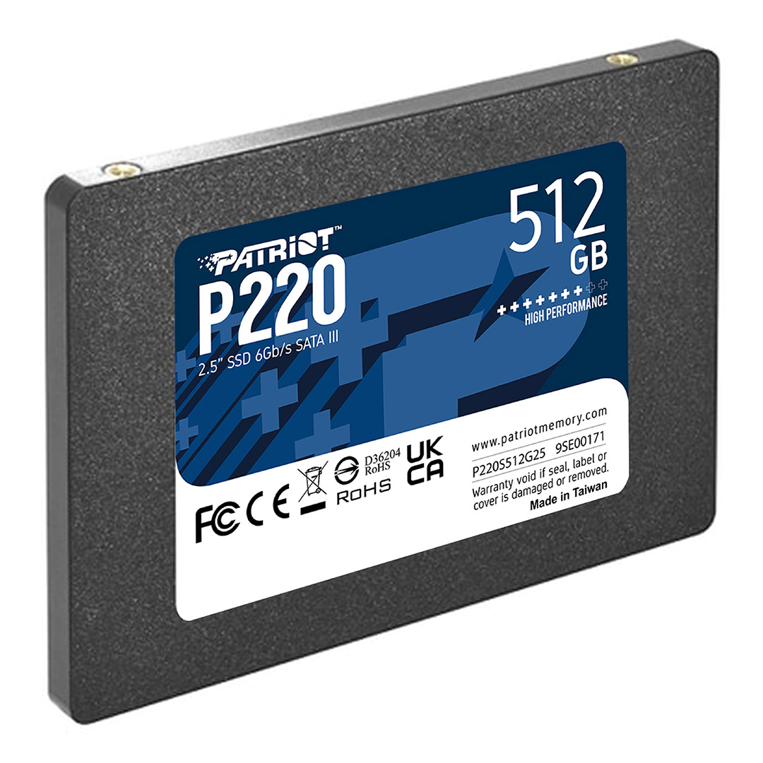 اس اس دی اینترنال پاتریوت P220 SATA III 2.5 Inch ظرفیت ۵۱۲ گیگابایت تصویر سوم