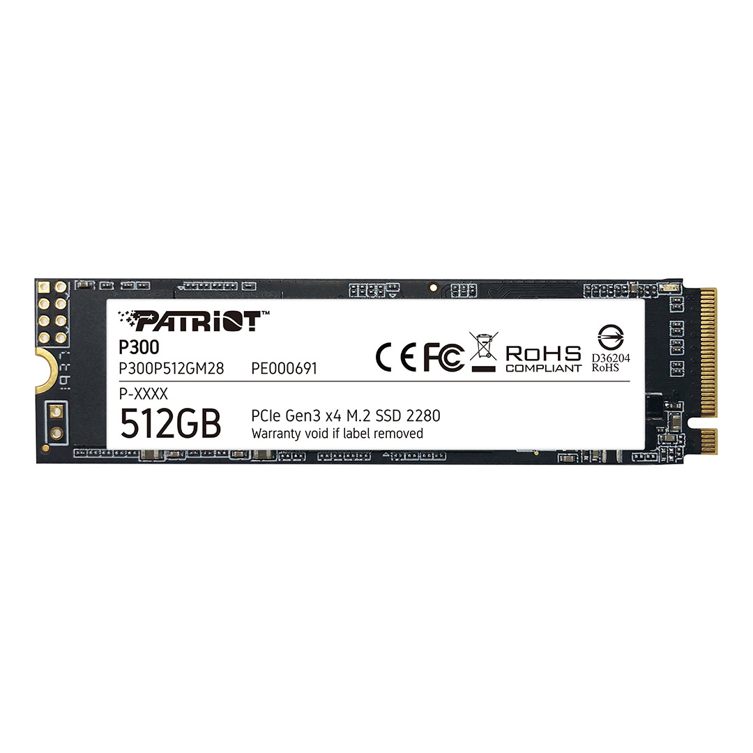 اس اس دی اینترنال پاتریوت P300 M.2 2280 ظرفیت ۵۱۲ گیگابایت