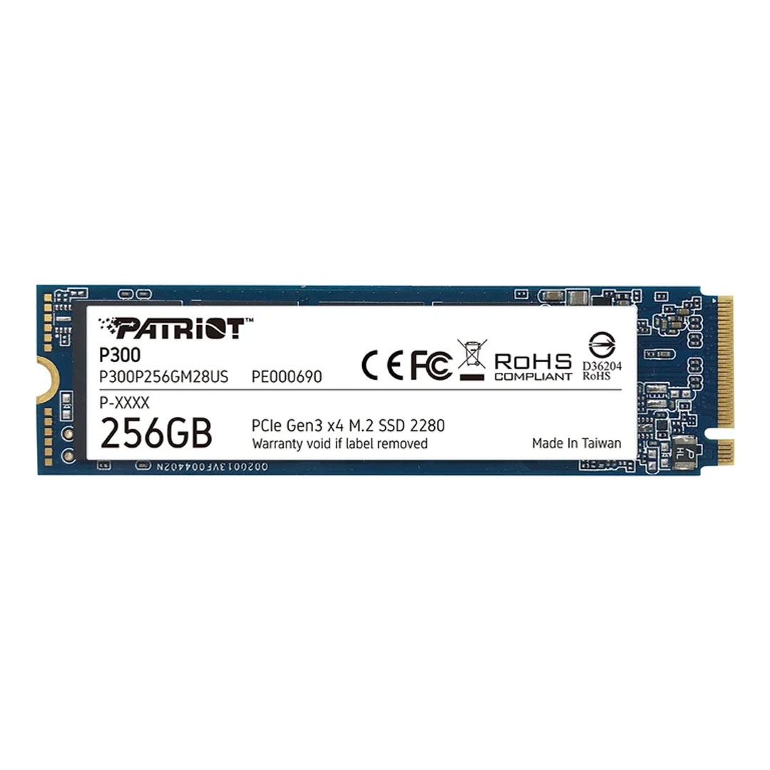 اس اس دی اینترنال پاتریوت P300 M.2 2280 ظرفیت ۲۵۶ گیگابایت